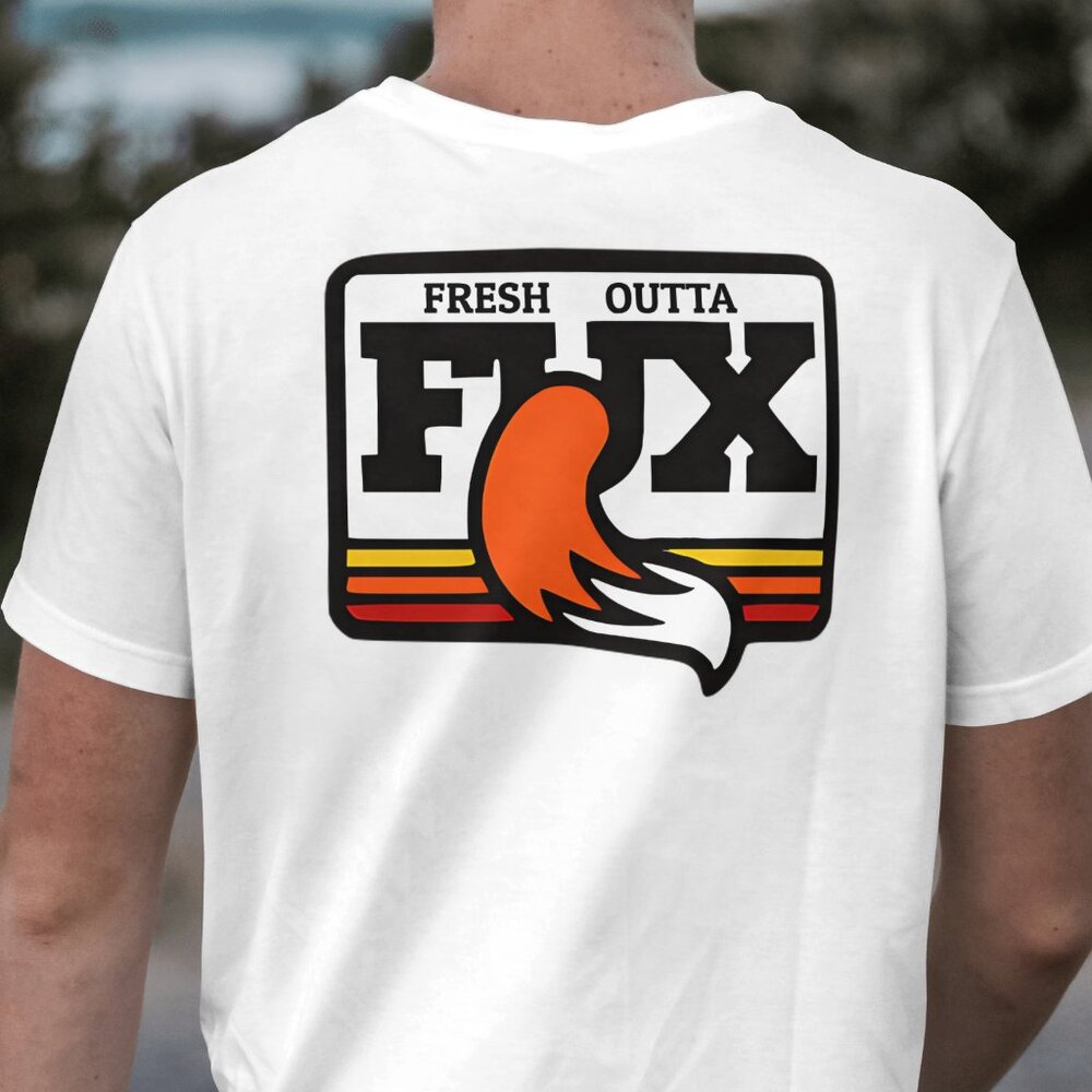 COPY - Fresh Outta Fux Men's 100% Cotton T-shirt White